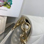 Replica Prada Padded nappa leather shoulder bag 1BD306 Beige - 图片 5