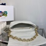 Replica Prada Padded nappa leather shoulder bag 1BD306 Beige - 图片 7
