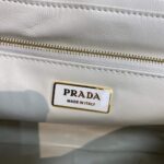 Replica Prada Padded nappa leather shoulder bag 1BD306 Beige - 图片 8