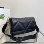 Replica Prada Padded nappa leather shoulder bag 1BD306 Black - 图片 2