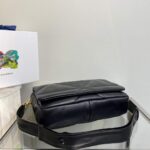 Replica Prada Padded nappa leather shoulder bag 1BD306 Black - 图片 4