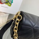 Replica Prada Padded nappa leather shoulder bag 1BD306 Black - 图片 5