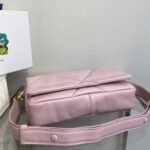 Replica Prada Padded nappa leather shoulder bag 1BD306 Pink - 图片 4