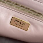 Replica Prada Padded nappa leather shoulder bag 1BD306 Pink - 图片 7