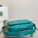 Replica Prada Padded nappa leather shoulder bag 1BD306 Green - 图片 4