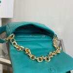 Replica Prada Padded nappa leather shoulder bag 1BD306 Green - 图片 7