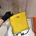 Replica Prada 1BA252 Nylon Handbag Yellow - 图片 2