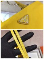 Replica Prada 1BA252 Nylon Handbag Yellow - 图片 3