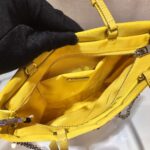 Replica Prada 1BA252 Nylon Handbag Yellow - 图片 7