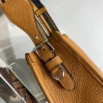 Replica Prada Leather hobo bag 1BC073 Tan - 图片 5