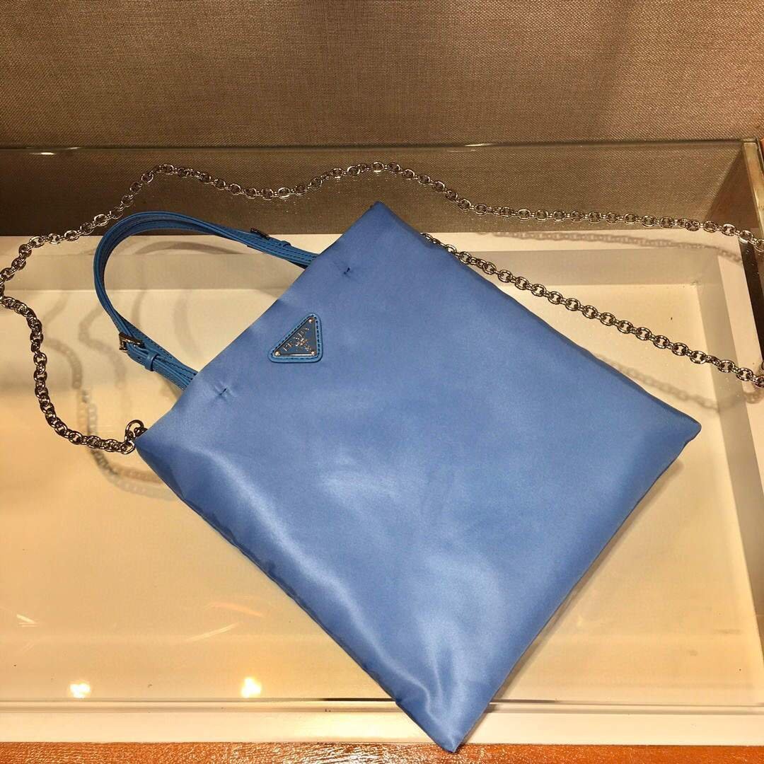 65324e658ce56.jpg Replica Prada 1BA252 Nylon Handbag Blue - 图片 1