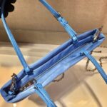 Replica Prada 1BA252 Nylon Handbag Blue - 图片 6