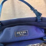 Replica Prada 1BA252 Nylon Handbag Blue - 图片 8