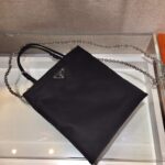 Replica Prada 1BA252 Nylon Handbag Black - 图片 3