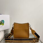 Replica Prada 1BH191 Leather mini shoulder bag tan - 图片 2