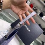 Replica Prada 1BC169 Prada Cleo satin bag with appliqués Purple - 图片 4