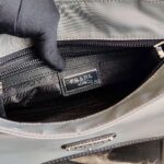 Replica Prada 2VH110 Nylon Cross Body Bag Gray - 图片 7