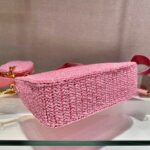 Replica Prada 1BH204 Prada Re-Edition 2005 Raffia Bag in Pink - 图片 6