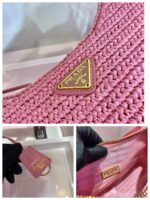 Replica Prada 1BH204 Prada Re-Edition 2005 Raffia Bag in Pink - 图片 8