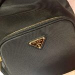 Replica Prada 1BH097 Bucket Jacquard Logo Convertible Medium black - 图片 4