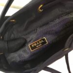 Replica Prada 1BH038 Prada Duet Re-Nylon Bucket shoulder bag Black - 图片 8