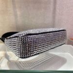 Replica Prada 1NE515 Prada Hobo Diamond Mini Shoulder Bag Sliver - 图片 4