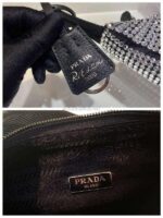 Replica Prada 1NE515 Prada Hobo Diamond Mini Shoulder Bag Sliver - 图片 8