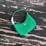 Replica Prada 1NE204 Prada Nylon and Saffiano Leather Mini Bag in Green - 图片 4