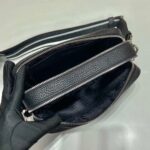 Replica Prada Leather bag with shoulder strap 1BH082 Black - 图片 6