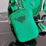 Replica Prada 1BH204 Prada Re-Edition 2005 Nylon Bag Green - 图片 5