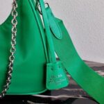 Replica Prada 1BH204 Prada Re-Edition 2005 Nylon Bag Green - 图片 7