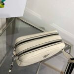 Replica Prada Leather bag with shoulder strap 1BH082 Beige - 图片 6