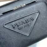 Replica Prada 2VH152 Saffiano leather shoulder bag Black - 图片 3