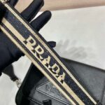 Replica Prada 2VH152 Saffiano leather shoulder bag Black - 图片 6