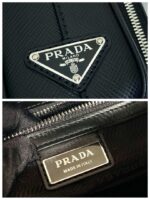 Replica Prada 2VH152 Saffiano leather shoulder bag Black - 图片 8