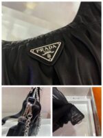 Replica Prada 1BH204 Mini Bags Prada Crossbody Leather bag In Black - 图片 7