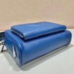 Replica Prada 2VH152 Saffiano leather shoulder bag Blue - 图片 5