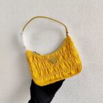 Replica Prada 1NE204 Prada Nylon and Saffiano Leather Mini Bag in Yellow - 图片 7
