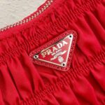 Replica Prada 1NE204 Prada Nylon and Saffiano Leather Mini Bag in Red - 图片 4
