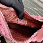 Replica Prada 1NE204 Prada Nylon and Saffiano Leather Mini Bag in Pink - 图片 7