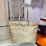 Replica Prada 1BG107 Re Nylon Medium Tote Bag Apricot - 图片 2