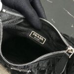 Replica Prada 1NE204 Prada Nylon and Saffiano Leather Mini Bag in Black - 图片 7