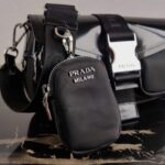 Replica Prada 1BD295 Prada Pocket Nappa Leather Bag Black - 图片 6