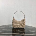 Replica Prada 1NE204 Prada Nylon and Saffiano Leather Mini Bag in Apricot - 图片 2