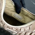 Replica Prada 1NE204 Prada Nylon and Saffiano Leather Mini Bag in Apricot - 图片 7