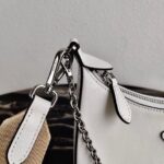 Replica Prada 1BH204 Prada Re-Edition 2005 Saffiano leather Bag in White Silver - 图片 5