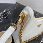 Replica Prada 1BH204 Prada Re-Edition 2005 Saffiano leather Bag in White - 图片 5