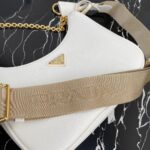 Replica Prada 1BH204 Prada Re-Edition 2005 Saffiano leather Bag in White - 图片 7