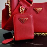 Replica Prada 1BH204 Prada Re-Edition 2005 Saffiano leather Bag in Red - 图片 7