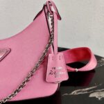 Replica Prada 1BH204 Prada Re-Edition 2005 Saffiano leather Bag in Pink - 图片 5